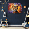 Passionate Abyssinian Cat Children's Room Demo
