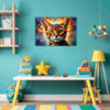 Passionate Abyssinian Cat Children's Room Demo