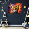 Passionate Abyssinian Cat Children's Room Demo