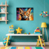 Passionate Abyssinian Cat Children's Room Demo