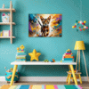 Passionate Abyssinian Cat Children's Room Demo