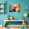 Passionate Abyssinian Cat Children's Room Demo