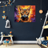 Passionate Abyssinian Cat Children's Room Demo