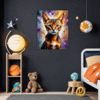 Passionate Abyssinian Cat Children's Room Demo
