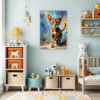 Passionate Abyssinian Cat Children's Room Demo