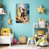 Passionate Abyssinian Cat Children's Room Demo