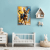 Passionate Abyssinian Cat Children's Room Demo