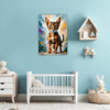 Passionate Abyssinian Cat Children's Room Demo