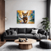 Passionate Abyssinian Cat Living Room Demo