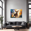 Passionate Abyssinian Cat Living Room Demo