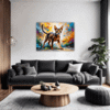 Passionate Abyssinian Cat Living Room Demo