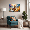 Passionate Abyssinian Cat Living Room Demo