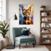 Passionate Abyssinian Cat Living Room Demo