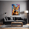 Passionate Abyssinian Cat Living Room Demo