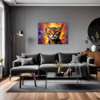 Passionate Abyssinian Cat Living Room Demo