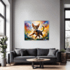 Passionate Abyssinian Cat Living Room Demo