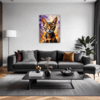 Passionate Abyssinian Cat Living Room Demo