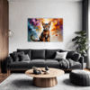 Passionate Abyssinian Cat Living Room Demo