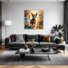 Passionate Abyssinian Cat Living Room Demo
