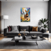 Passionate Abyssinian Cat Living Room Demo