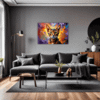 Passionate Abyssinian Cat Living Room Demo