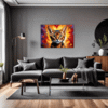 Passionate Abyssinian Cat Living Room Demo