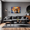 Passionate Abyssinian Cat Living Room Demo