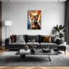 Passionate Abyssinian Cat Living Room Demo