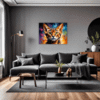 Passionate Abyssinian Cat Living Room Demo