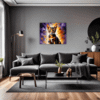 Passionate Abyssinian Cat Living Room Demo