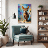 Passionate Abyssinian Cat Living Room Demo