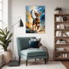 Passionate Abyssinian Cat Living Room Demo