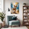 Passionate Abyssinian Cat Living Room Demo
