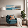 Peaceful Shoreline Living Room Demo