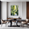 Peaceful Woodland Lake Dining Room Demo
