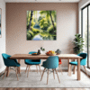 Peaceful Woodland Lake Dining Room Demo