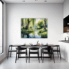 Peaceful Woodland Lake Dining Room Demo