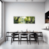 Peaceful Woodland Lake Dining Room Demo