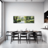Peaceful Woodland Lake Dining Room Demo
