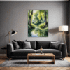 Peaceful Woodland Lake Living Room Demo