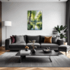 Peaceful Woodland Lake Living Room Demo