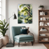 Peaceful Woodland Lake Living Room Demo