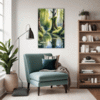 Peaceful Woodland Lake Living Room Demo