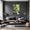 Peaceful Woodland Lake Living Room Demo