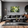 Peaceful Woodland Lake Living Room Demo