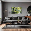 Peaceful Woodland Lake Living Room Demo