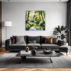 Peaceful Woodland Lake Living Room Demo