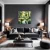 Peaceful Woodland Lake Living Room Demo