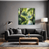 Peaceful Woodland Lake Living Room Demo