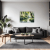 Peaceful Woodland Lake Living Room Demo